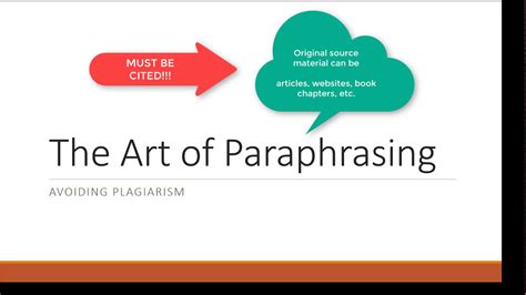 How To Avoid Paraphrasing