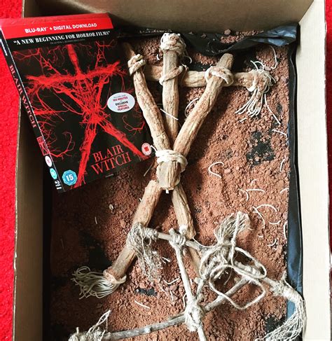 Cool #BlairWitch stick figure biscuits and a Blu-ray through the post! #blairwitchproject ...