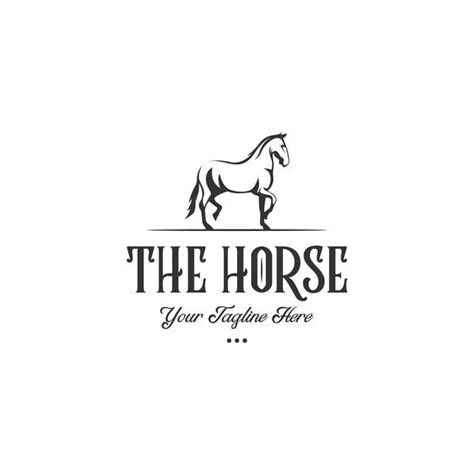 Horse Racing Logo Vector Hd PNG Images, Minimalist And Luxury Horse Logo Stable Farm Valley ...