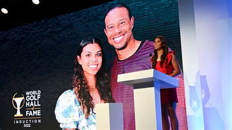 4 things Sam Woods' speech taught us about her dad, Tiger Woods