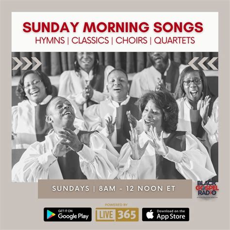 Sunday Morning Songs! » Black Gospel Radio