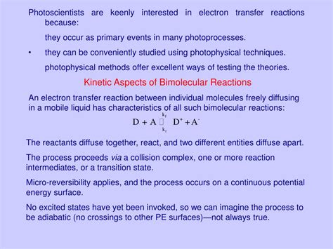 PPT - ELECTRON TRANSFER REACTIONS Some Basic Principles PowerPoint ...