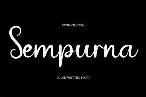 Sempurna Font by HENGKIPRAMUDI · Creative Fabrica