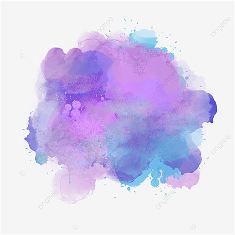 Purple Watercolor Splash PNG Image, Purple Watercolor Splash, Element ...