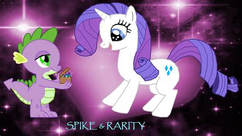 Rarity and Spike by MajkaShinoda626 on DeviantArt