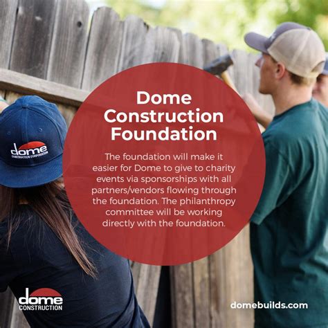 Dome Construction announces Leadership Succession and New Foundation - Dome Construction