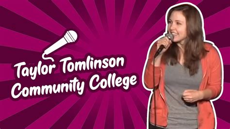 Taylor Tomlinson - Community College (Stand Up Comedy) - YouTube