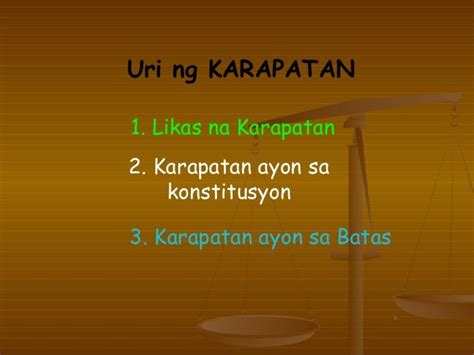 Karapatan ng mamamayan