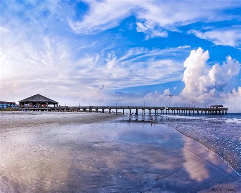 Tybee Island Pier on a Beautiful Afternoon Photograph by Mark Tisdale