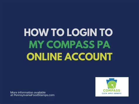 How to Create My COMPASS PA Account - Pennsylvania Food Stamps