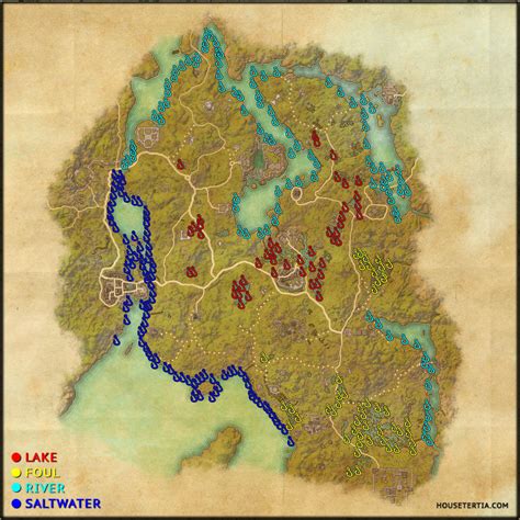 ESO Fishing Map: Blackwood – House Tertia