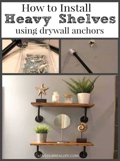 How To Hang Heavy Shelves On Drywall – Wall Design Ideas