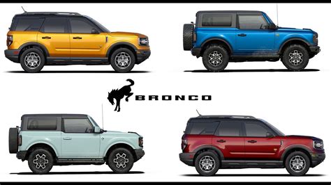 2021 Ford Bronco Colors and Trims - YouTube