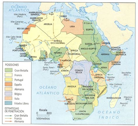 Mapas del Colonialismo e Imperialismo Europeo | Encyclopedia Online | Mapas, Cairo, Jartum