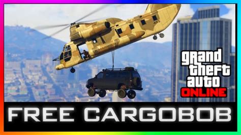 GTA 5 Online - FREE CARGOBOB! - Rockstar Games Giveaway FREE Cargobob ...