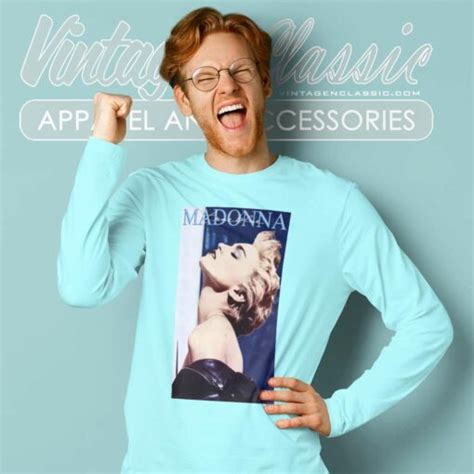 Madonna Shirt True Blue - Vintagenclassic Tee