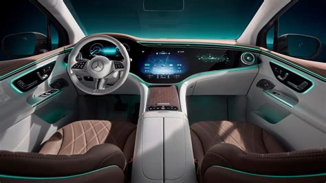 Mercedes-Benz reveals spectacular interior of EQE electric SUV ...