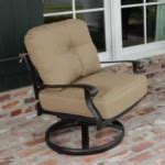 Outdoor swivel rocker chairs