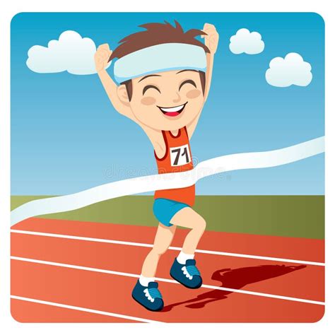 Athlete Man stock vector. Illustration of runner, sportsman - 20655472