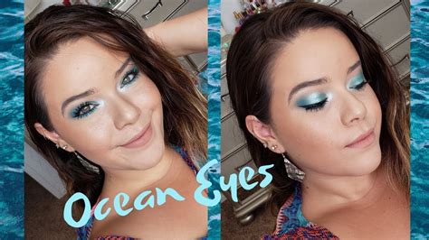 "OCEAN EYES" EYE MAKEUP TUTORIAL - YouTube