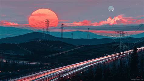 Lofi Sunset Anime Wallpapers - Wallpaper Cave