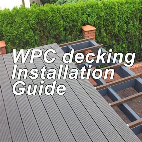 Installation Guide, Senrui WPC, WPC Manufacturer Factory