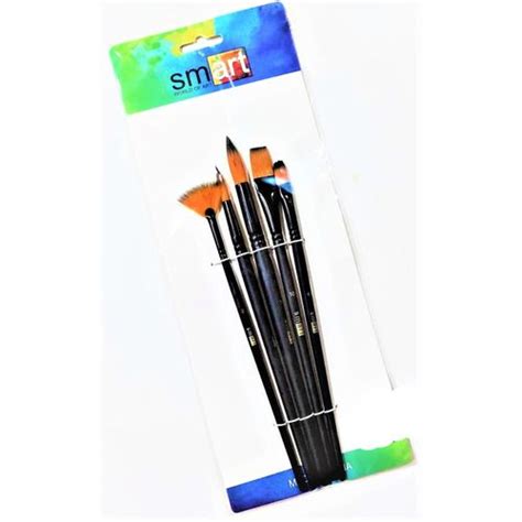 Generic Smart Brush Set 5 Different Brush Shapes Used In Oil And Acrylic Colors @ Best Price ...