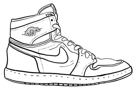 Nike Shoes Coloring Pages