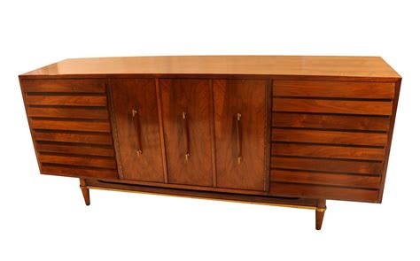 Mid Century Modern American of Martinsville Dania Collection Louvered ...