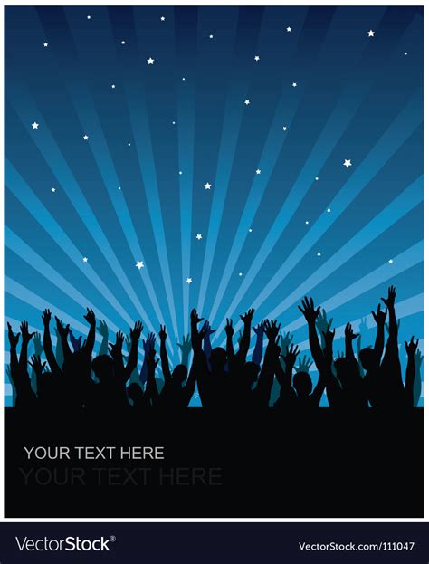 Party audience background Royalty Free Vector Image