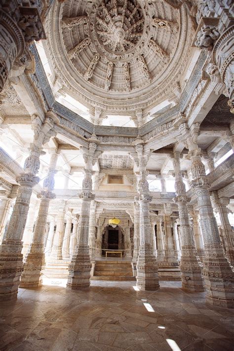 Ranakpur temple in rajasthan india featuring ancient, architecture, and ...