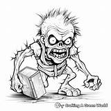 Zombie Coloring Pages  Free & Printable sketch template
