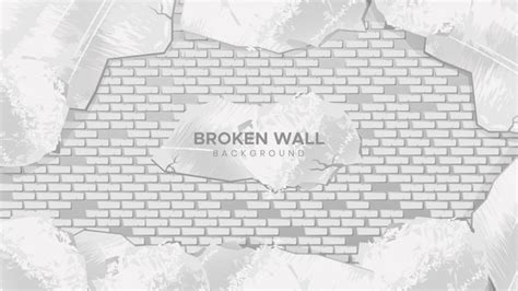 Premium Vector | Broken wall background