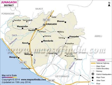 Junagadh District Map