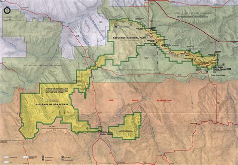 Free Download South Dakota National Park Maps