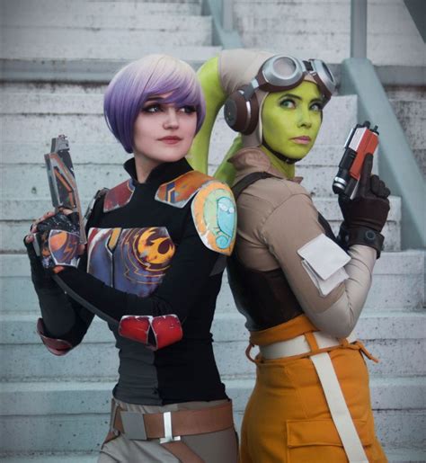 Star Wars Rebels Cosplay: Sabine and Herau00a0,#Rebels#Wars | Star wars rebels, Cosplay, Video games