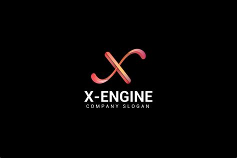 X-engine Logo Graphic by shazdesigner · Creative Fabrica