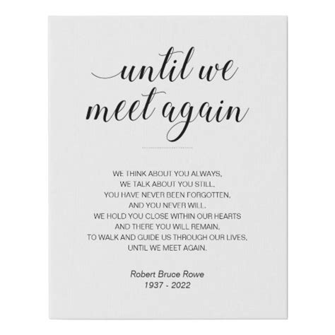 Until We Meet Again Poem Printable - Printable Word Searches