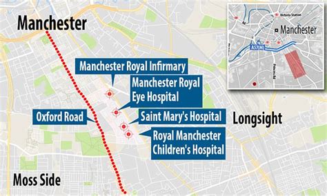 Manchester Royal Hospital Map