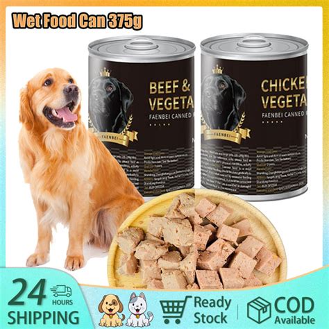 Wet Dog Food Can Pure Natural Organic Canned Dog Food Puppy Nutritional Food 375g | Lazada PH