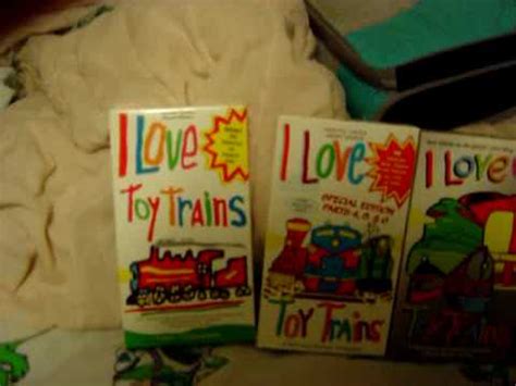 My TM's I Love Toy Trains VHS Collection - YouTube