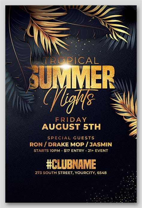 Summer Party Flyer Template - ksioks