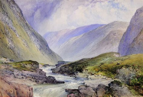 William Callow - Glen Etive, Scottish Highlands, 1878 - Located on the ...