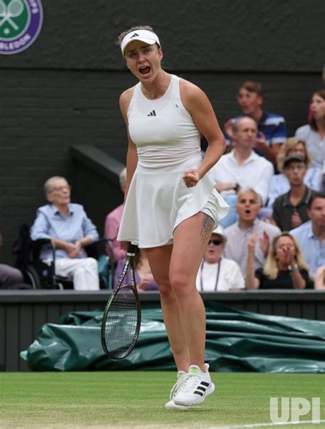 Photo: Iga Swiatek Vs Elina Svitolina at Wimbledon 2023 - LON2023071146 ...