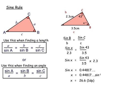 Cosine and sine_rule