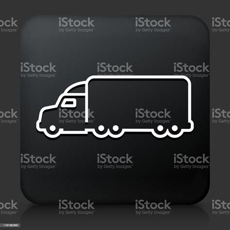 Truck 18 Wheeler Icon Stock Illustration - Download Image Now - Black ...