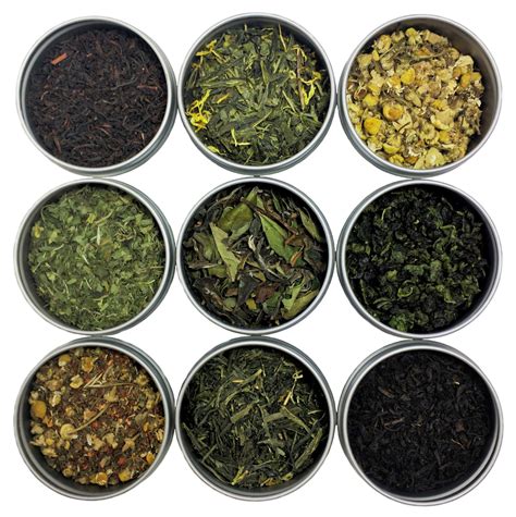 Heavenly Tea Leaves Classic Loose Leaf Tea Sampler, 9 Loose Leaf Teas & Herbal Tisanes - Walmart ...