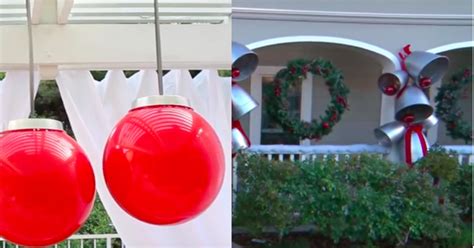 DIY Giant Ornaments Made Simply With Inexpensive Walmart Items