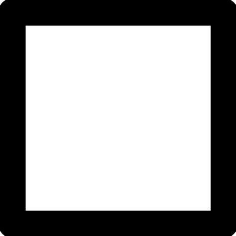 Square Outline Vector SVG Icon - SVG Repo