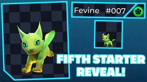 THE FIFTH STARTER REVEAL! (FEVINE) - Loomian Legacy - YouTube